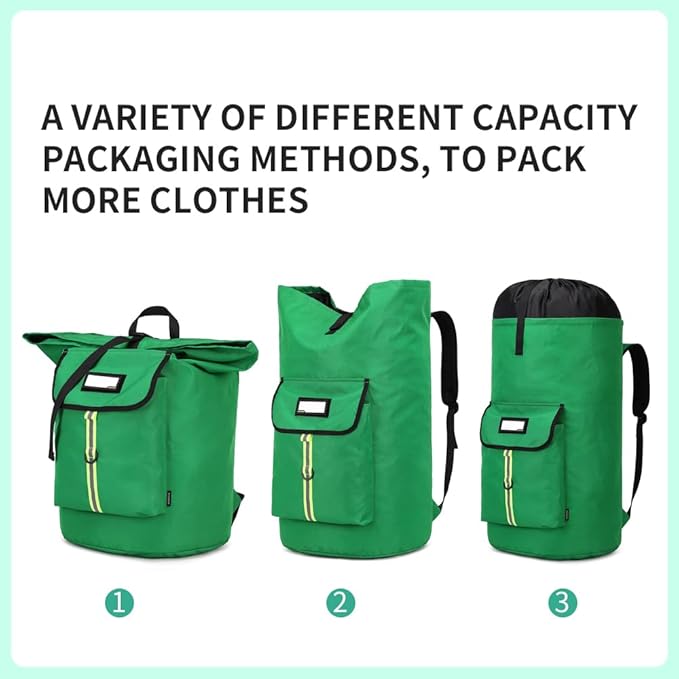Extra-Large Heavy Duty Laundry Bag Backpack