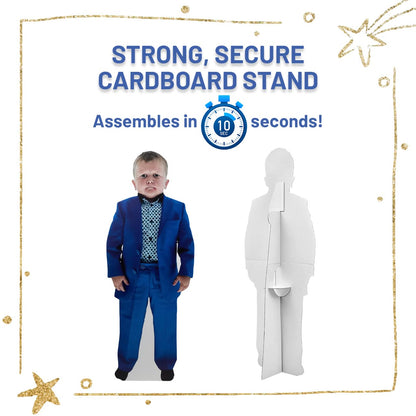 Hasbulla Cutout - Hasbulla Magomedov Cardboard Cutout Lifesize & Lifelike - Celebrity Cutouts with Easel Stand - Made with Sustainable FSC Approved Cardboard