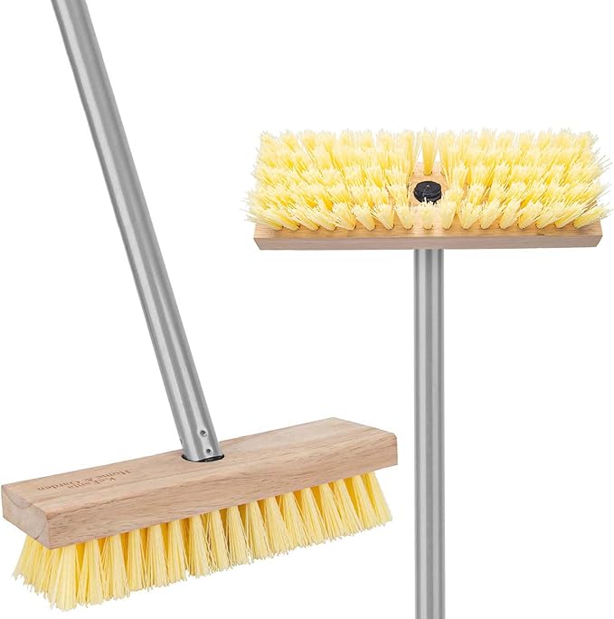Floor Scrubber Brush with Long Handle