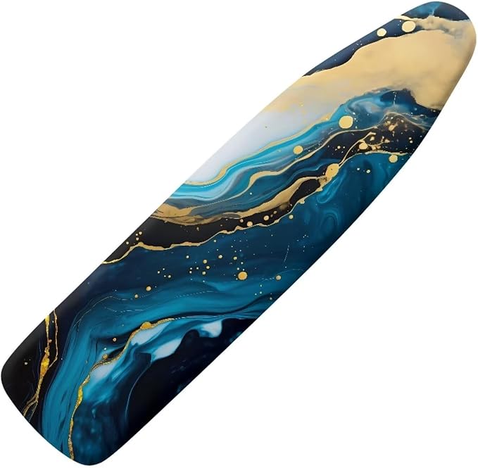 Blue Marble Print Iron Board Cover