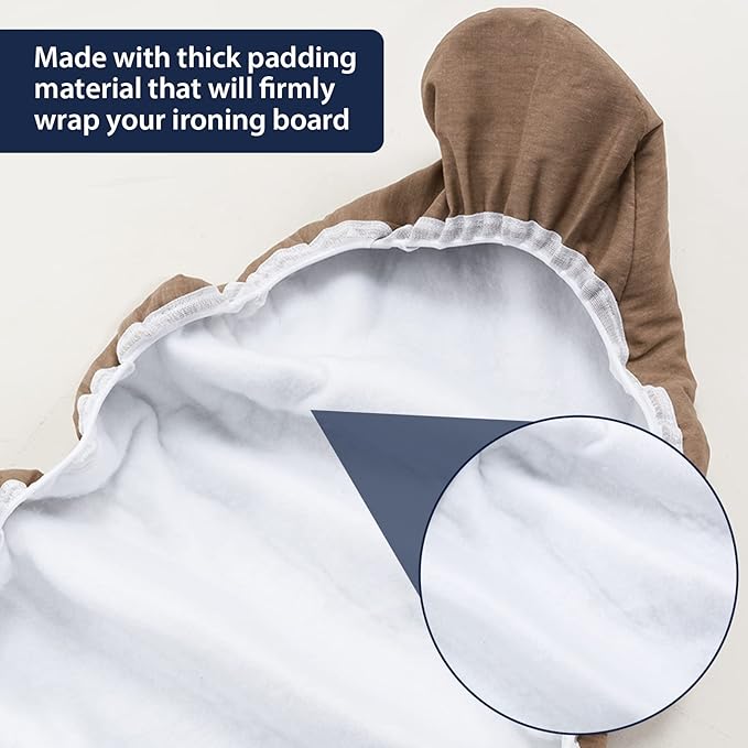 Seiritex Ironing Board Cover 12 x 32 inch, Fits Table Top Ironing Board Heat