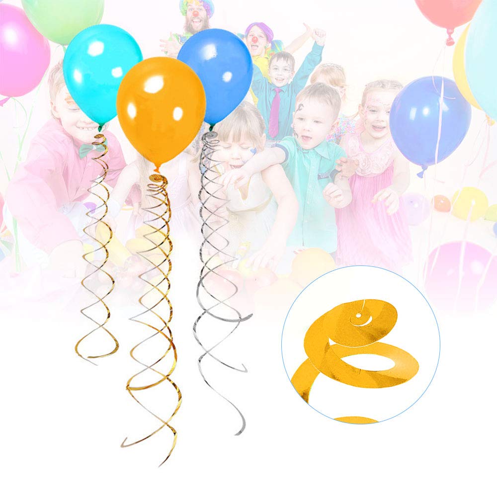 Hanging Spiral Swirl Decorations, Ceiling Decoration for Birthday, Graduation, Holiday Celebration Supplies Supper Longer 74cm/Pcs with Hook &Hem Decorative Hole -12 Pcs (Purple1)