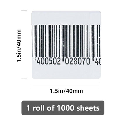 8.2mhz Security Tags Soft Labels Sticker, 1000 pcs Retail Anti-Theft Equipment Prevention EAS System