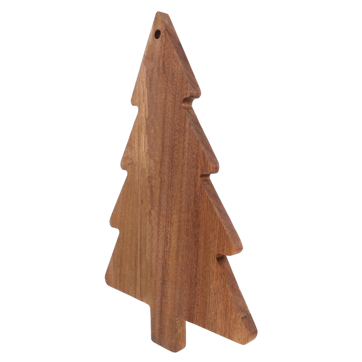 Christmas Tree Cutting Board, 14.9"x 9.4" Wooden Charcuterie Cheese Board, Acacia Serving Tray for Sushi, Dessert, Candy Dish