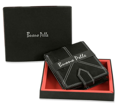 Wallets Mens Slim RFID Blocking Genuine Leather with Zip Coin Pocket, Banknote Compartments, Card Holders Pouch ID Window. Wallet for Men with Gift Box