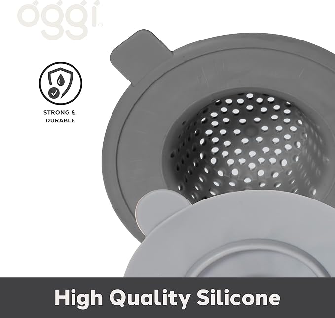 OGGI Silicone Sink Strainer & Stopper Set- Great Kitchen Sink Strainer