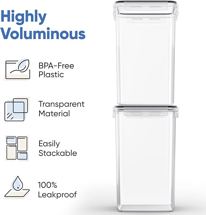 Chef's Path Extra Large Airtight Food Storage Containers