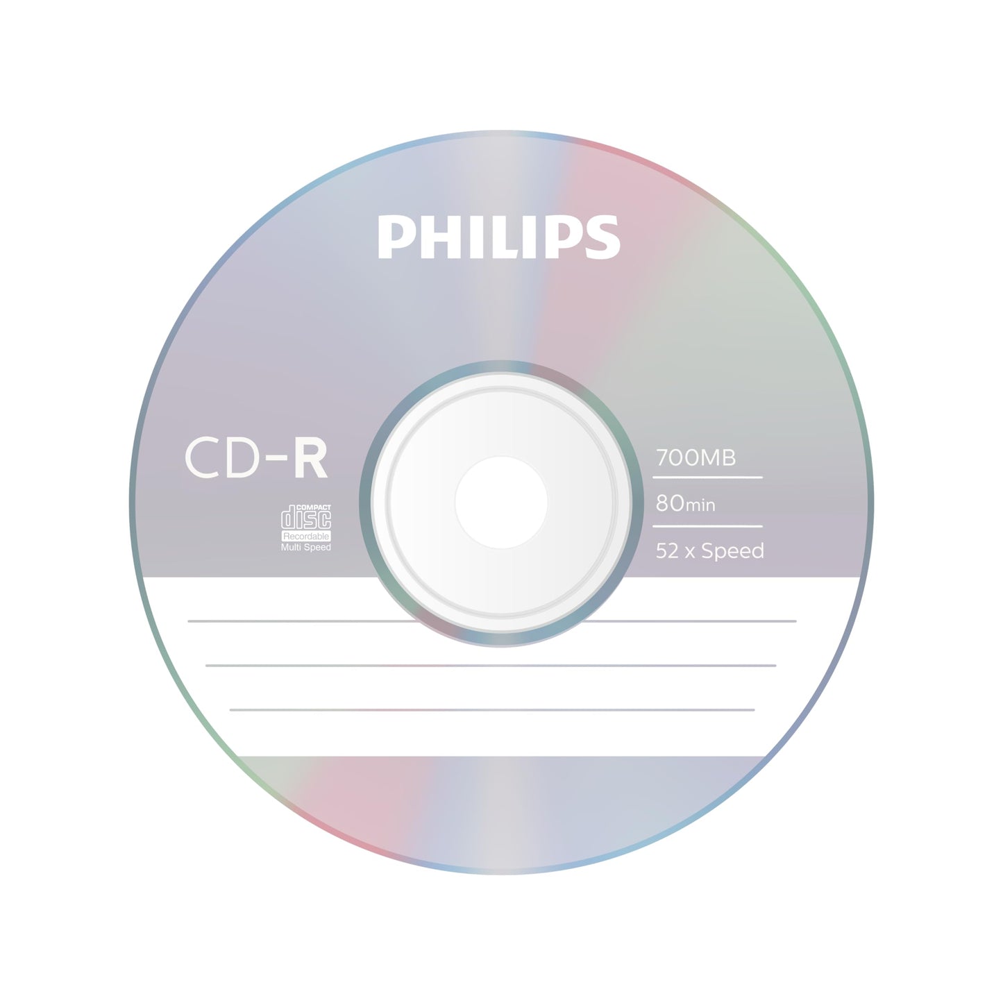 Philips CDR-80 (52x) 50pk Spindle