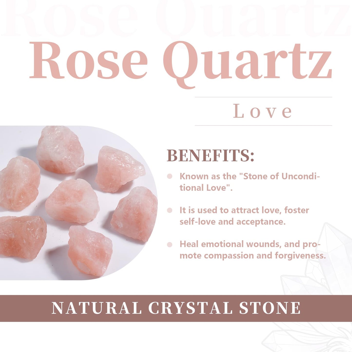 Rockcloud Healing Crystal Stone Human Reiki Skull Figurine Statue Sculptures Rose Quartz 1.5"