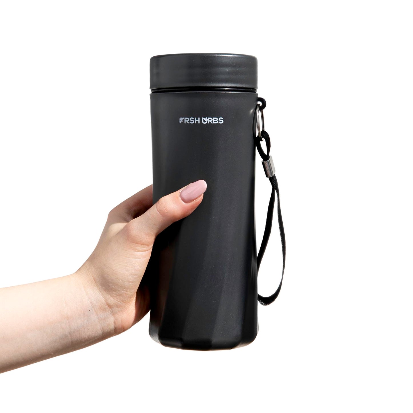 FRSH URBS Air Tight Storage Container, 500ML, Black, with Humidity Packs