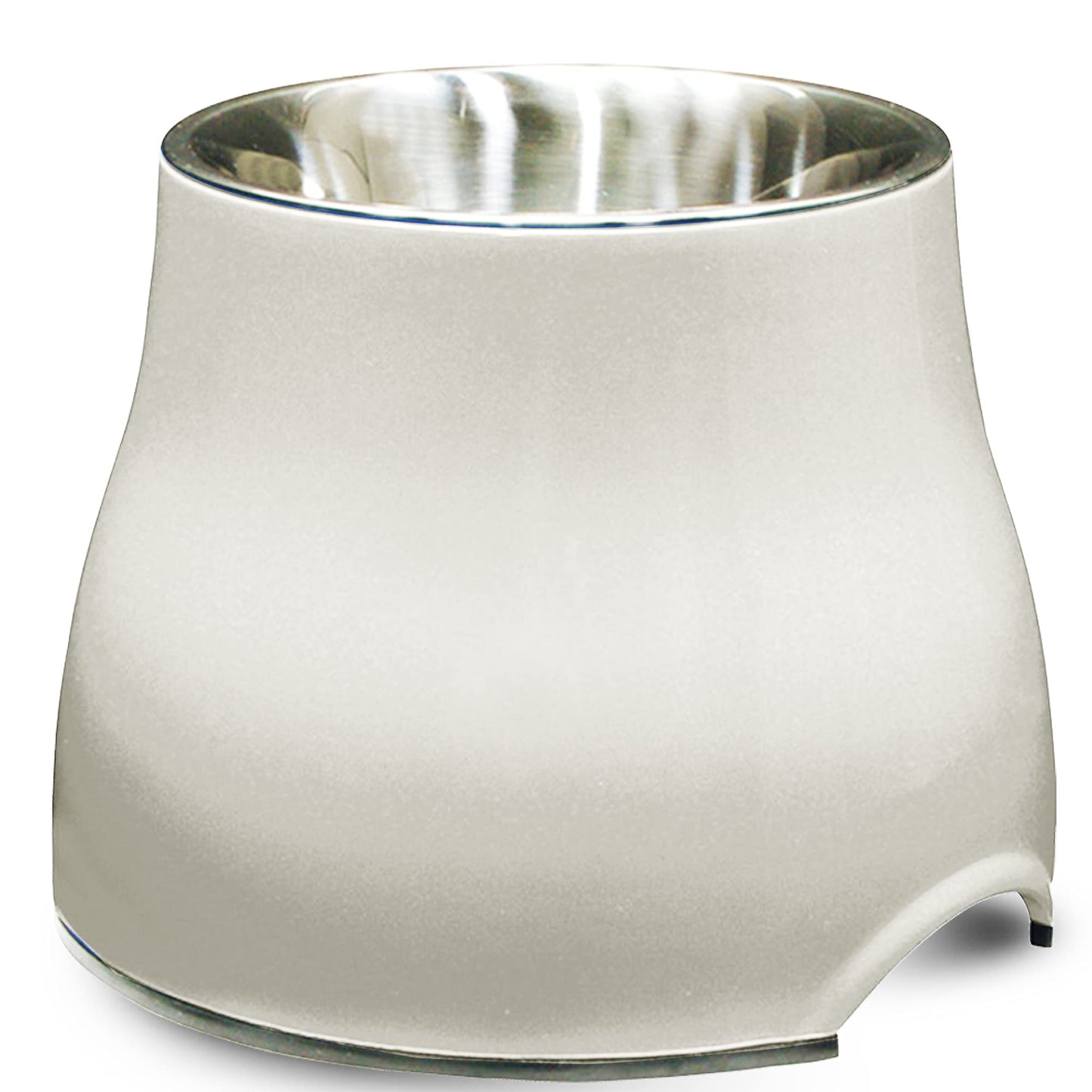 Dogit 2-in-1 Elevated Dish/Bowl, White/Cream, 900 ml Capacity
