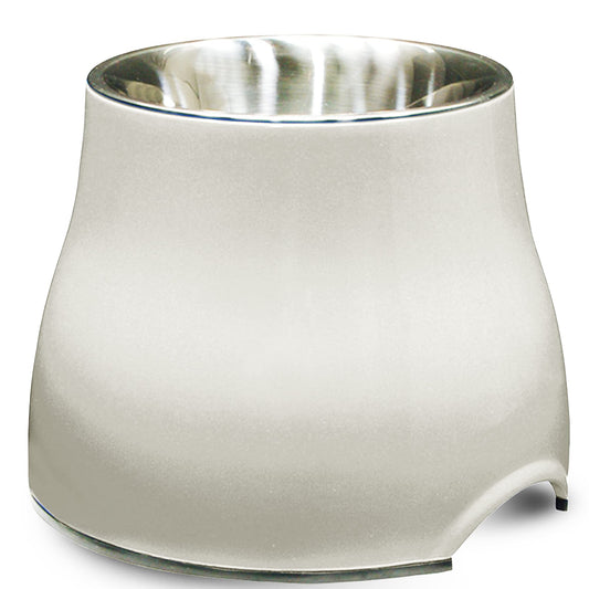 Dogit 2-in-1 Elevated Dish/Bowl, White/Cream, 900 ml Capacity
