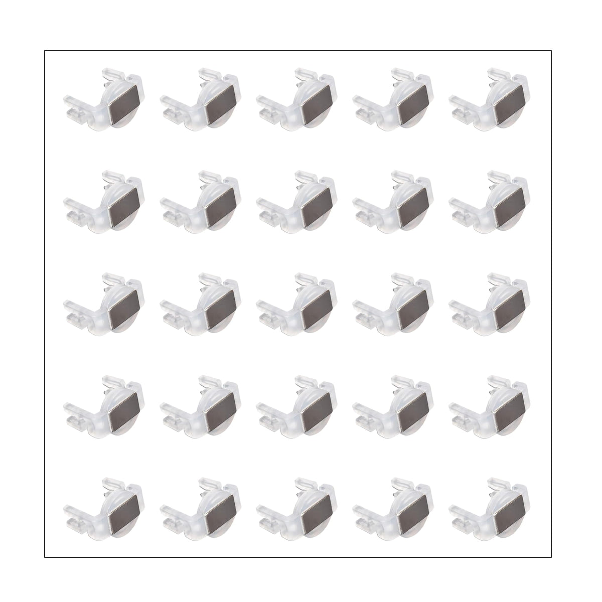 HLO Lighting Magnet Clip for C9 Holiday Lighting Sockets, can be Used for Patio Lighting, Pack of 25