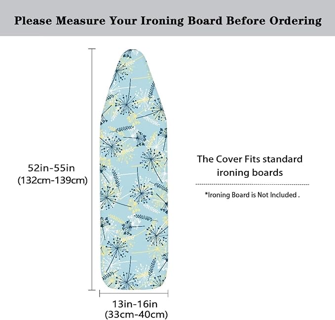 Ironing Board Cover Table Top Home Decoration, Floral Print Iron Board Cushion
