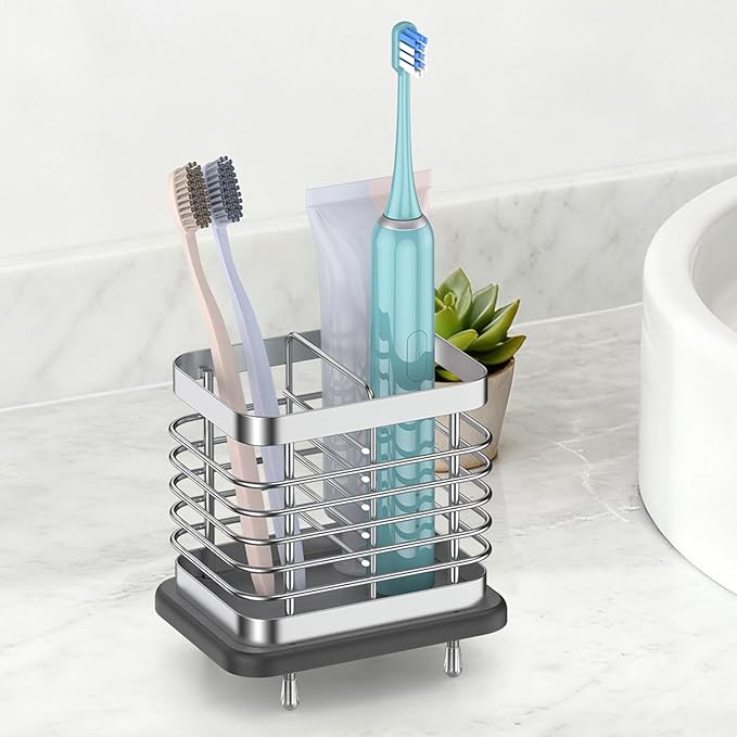 Toothbrush Holders for Bathroom, Adhesive Electric Toothbrush Holder