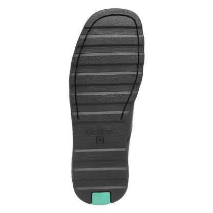 Kickers Fragma L4 E Kids Moc Toe Shoes Black 5 UK Child