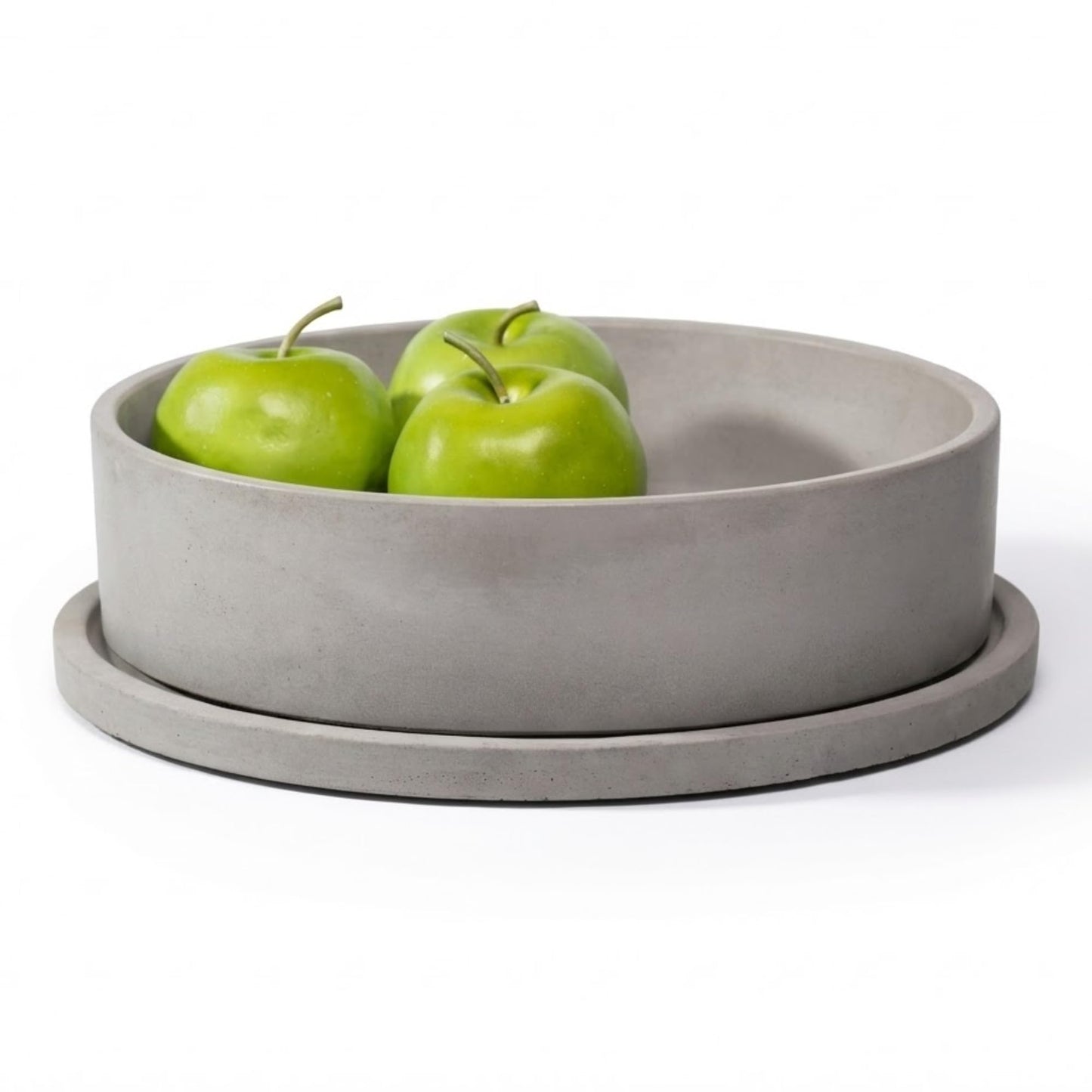 Simon Brothers Modern Concrete Decorative Bowl - Large Fruit Bowl for Kitchen Counter - Catchall Bowl for Entryway Table - Bowls for Home Decor