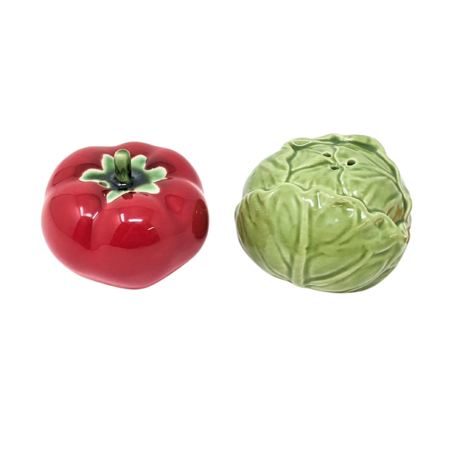 Tomato and Cabbage Salt and Pepper Shaker Set