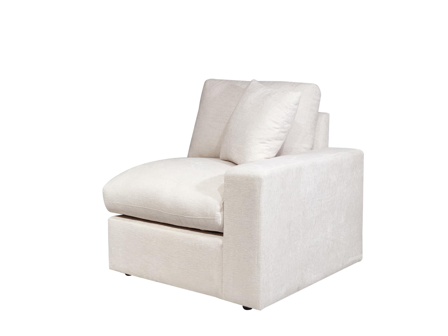 Ball & Cast 116" Oversized Modular Sectional Sofa,Large Chenille Upholstered Couch L-Shaped 7 Seat with Movable Ottoman & 2 Pillows,Comfty Sectionals W/Cup Holders & USB Ports,for Living Room,Beige
