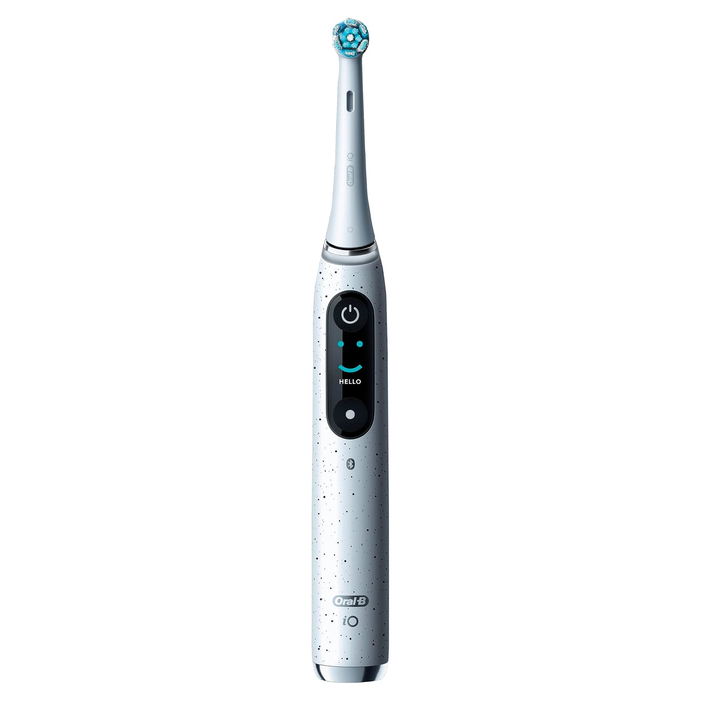 Oral-B iO 10 Electric Toothbrush with Pressure Sensor, 4 Brush Heads, Travel Case - 7 Modes, 2 Min Timer
