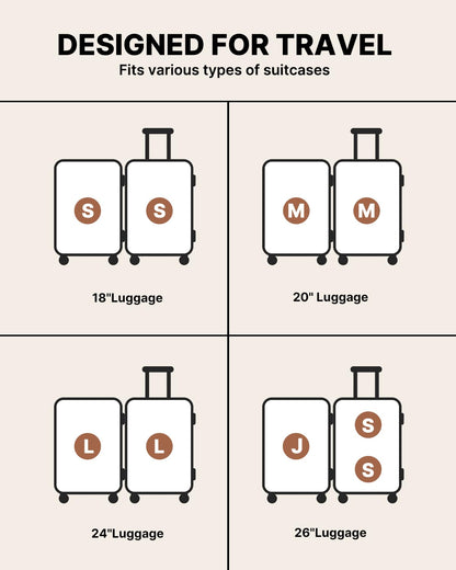 Travel Vacuum Seal Bags for Clothing with Rechargeable Cordless Pump, VINTAR 16 Pack (4J+4L+4M+4S) Carry-on Size Space Saver Vacuum Storage Bags, Compression Packing Bags for Luggage and Suitcase
