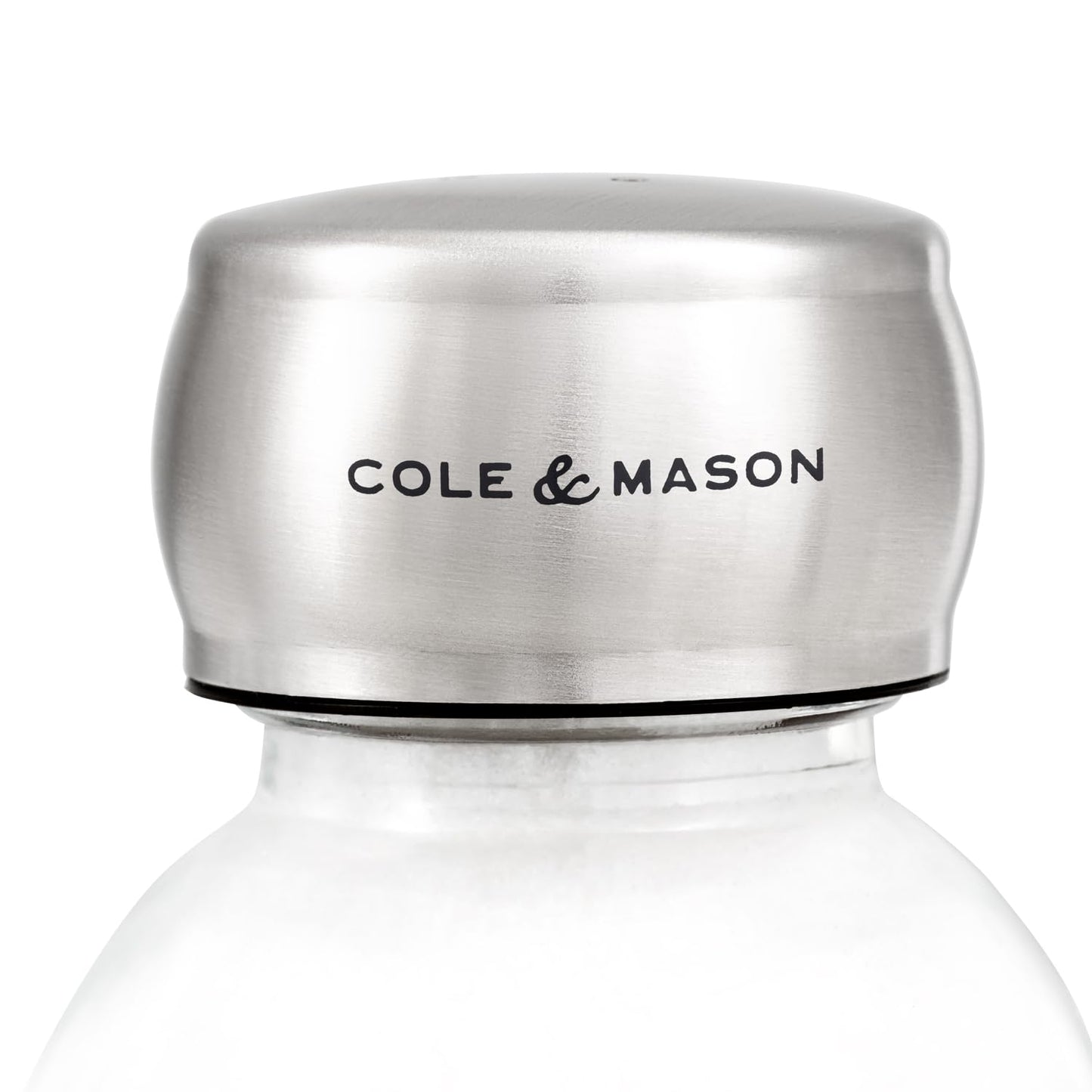 Cole & Mason Darlington Salt & Pepper Shaker Gift Set - Salt and Pepper Shakers - Home & Kitchen Accessories - Kitchen Essentials - Acrylic & Stainless Steel Shaker Set