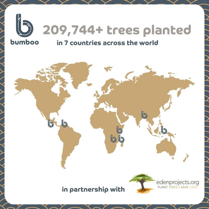 Bumboo Bamboo Toilet Roll 24 Pack | Toilet Paper 3 ply, 300 Sheets | Organic Eco Toilet Paper | Plastic-Free, Soft, Strong, Sustainable & Biodegradable Toilet Tissue