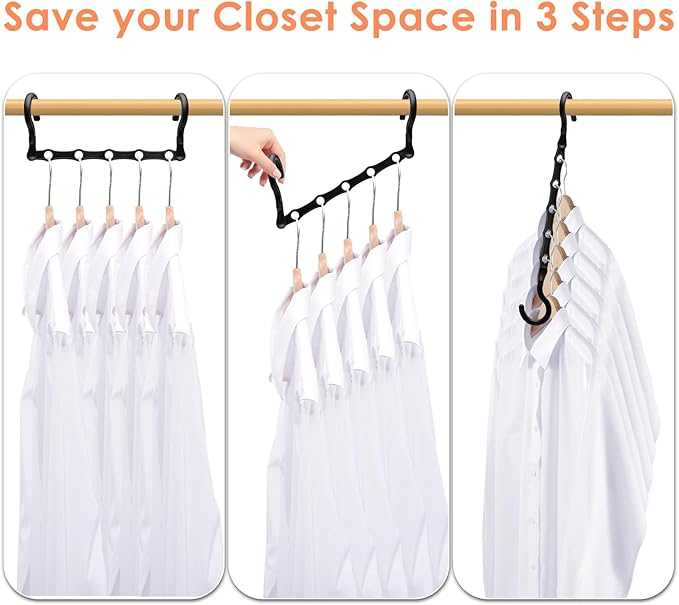 College Dorm Room Essentials, Magic Hangers Space Saving Clothes Hanger