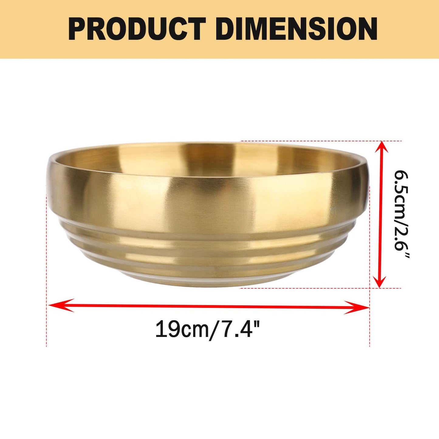 GUSHBIN 7.4 Inches Key Bowl for Entryway Table Decorative Bowl Key Dish for Organizing Tabletop Catch All Gold Fruit Bowls for Kitchen Counter, Coffee Table
