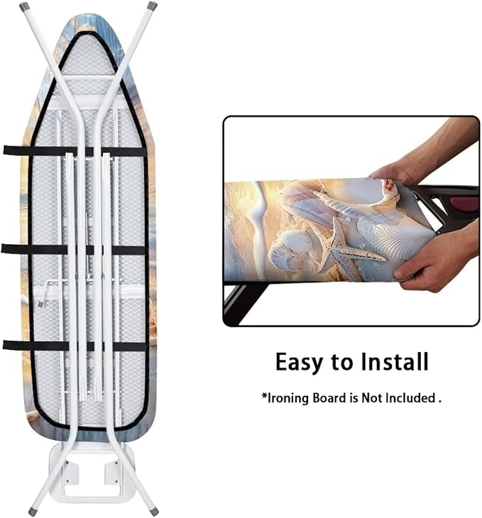 Sea Star Ironing Board Pad and Cover Standard Ironing Board Cover Scorch and