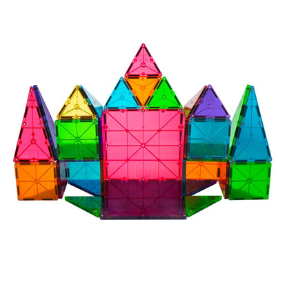 MAGNA-TILES Classic 32-Piece Magnetic Construction Set, Magnet Building Blocks, STEM Engineering Toys & Math Manipulatives, Preschool, Classroom, Playroom, Sensory Room Essentials