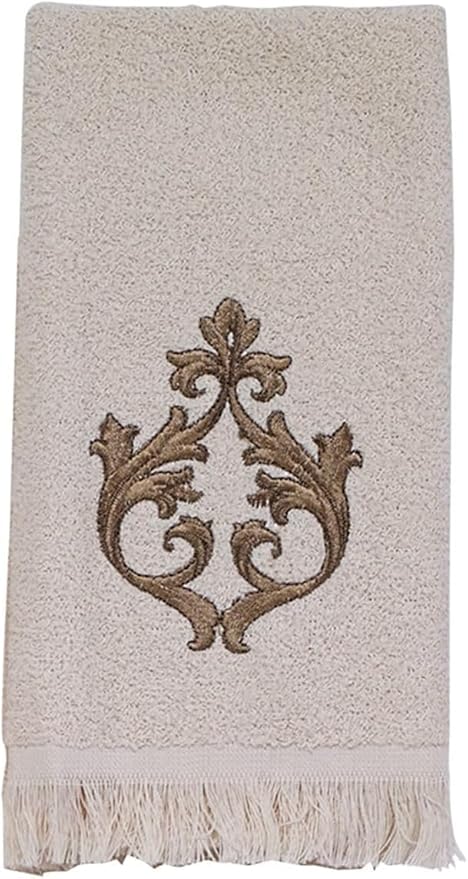 Avanti Linens - Bath Towel, Soft & Absorbent Cotton Towel, Embroidered Bathroom