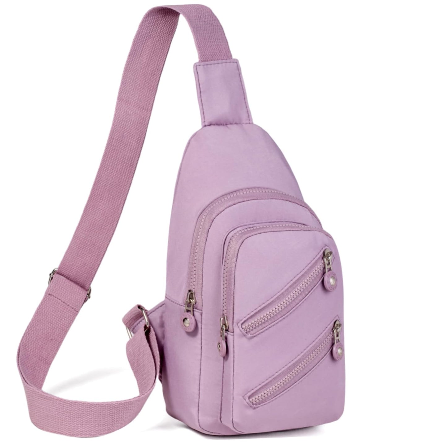 Small Sling Backpack Crossbody Sling Bag for Women, Chest Bag Daypack Fanny Pack Cross Body Bag for Outdoors Hiking Traveling - Black