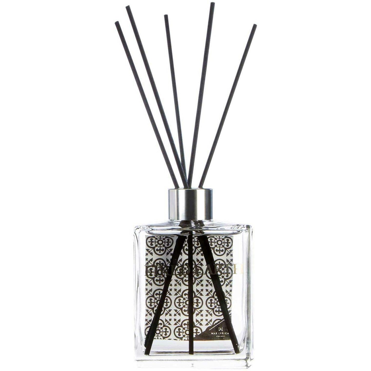 Wax Lyrical Fired Earth Small Ceramic Candle, Black Tea and Jasmine, Up to 17 hour burn time