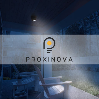 Proxinova LED Security Lights Motion Sensor PIR, Bright LED Floodlight 150 Lumens, Wireless Motion Sensor Lights Outdoor, Outdoor Lights Battery Powered, Battery Powered Outdoor Lights, 2 Pack