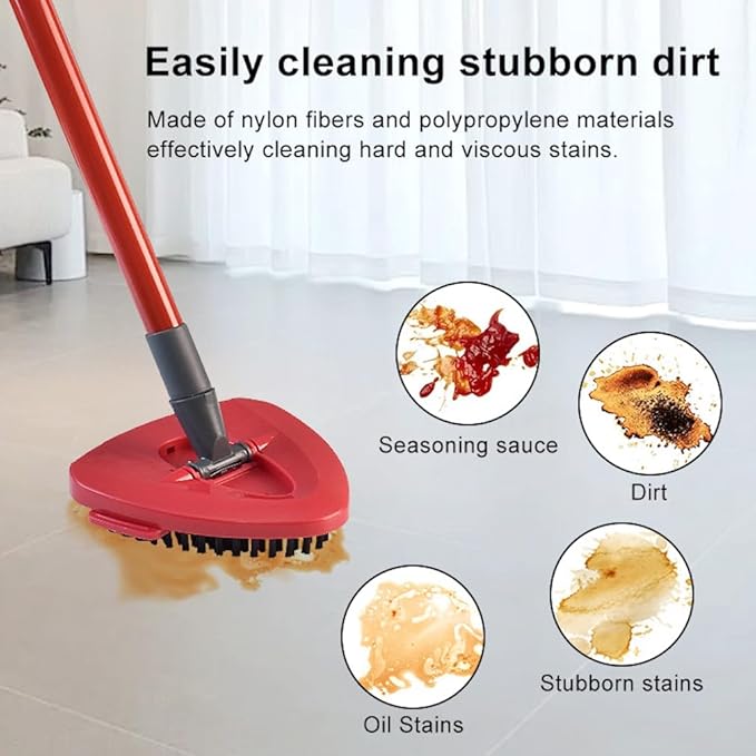 Funtin 2-Pack Mop Scrub Brush Head Compatible