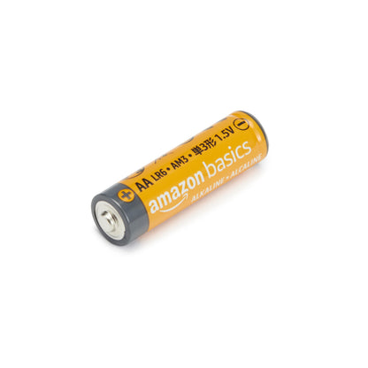 Amazon Basics 24 Count AA & AAA High-Performance Alkaline Batteries Value Pack - 12 Double AA Batteries and 12 Triple AAA Batteries