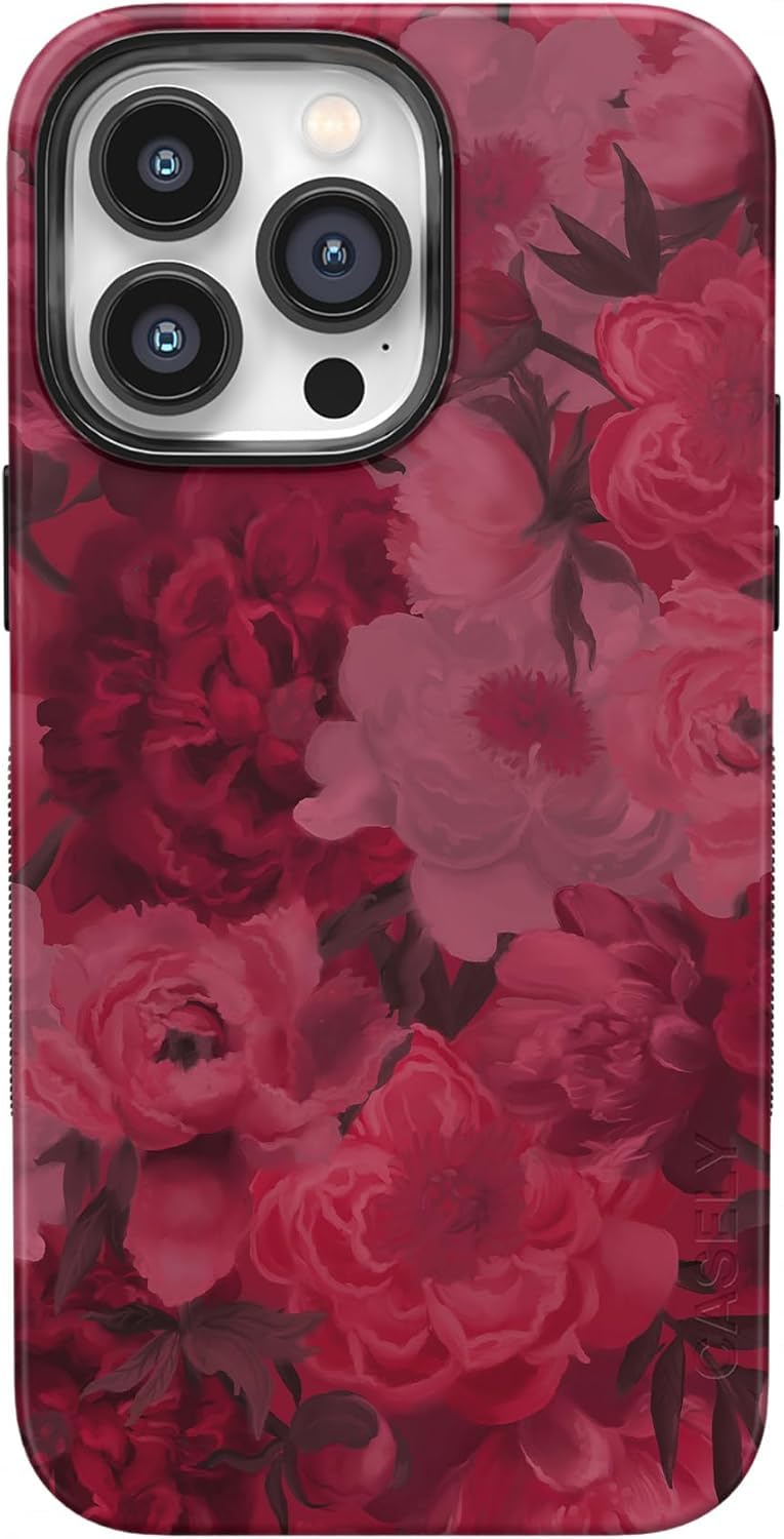 Casely iPhone 14 Pro Case | Opposites Attract | Day & Night Mountains | Compatible with MagSafe | Bold Protective Design