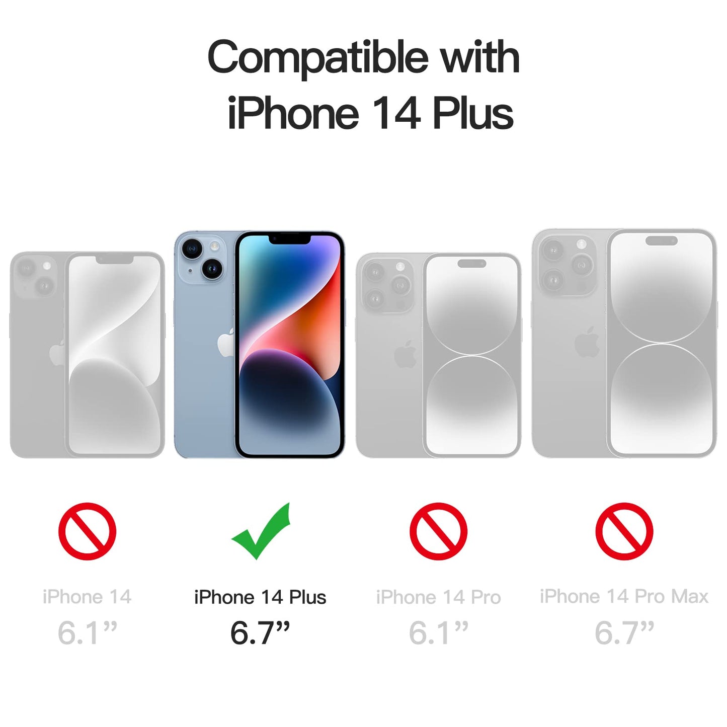 JETech Privacy Screen Protector for iPhone 11 and iPhone XR 6.1-Inch, Anti Spy Tempered Glass Film, 2-Pack