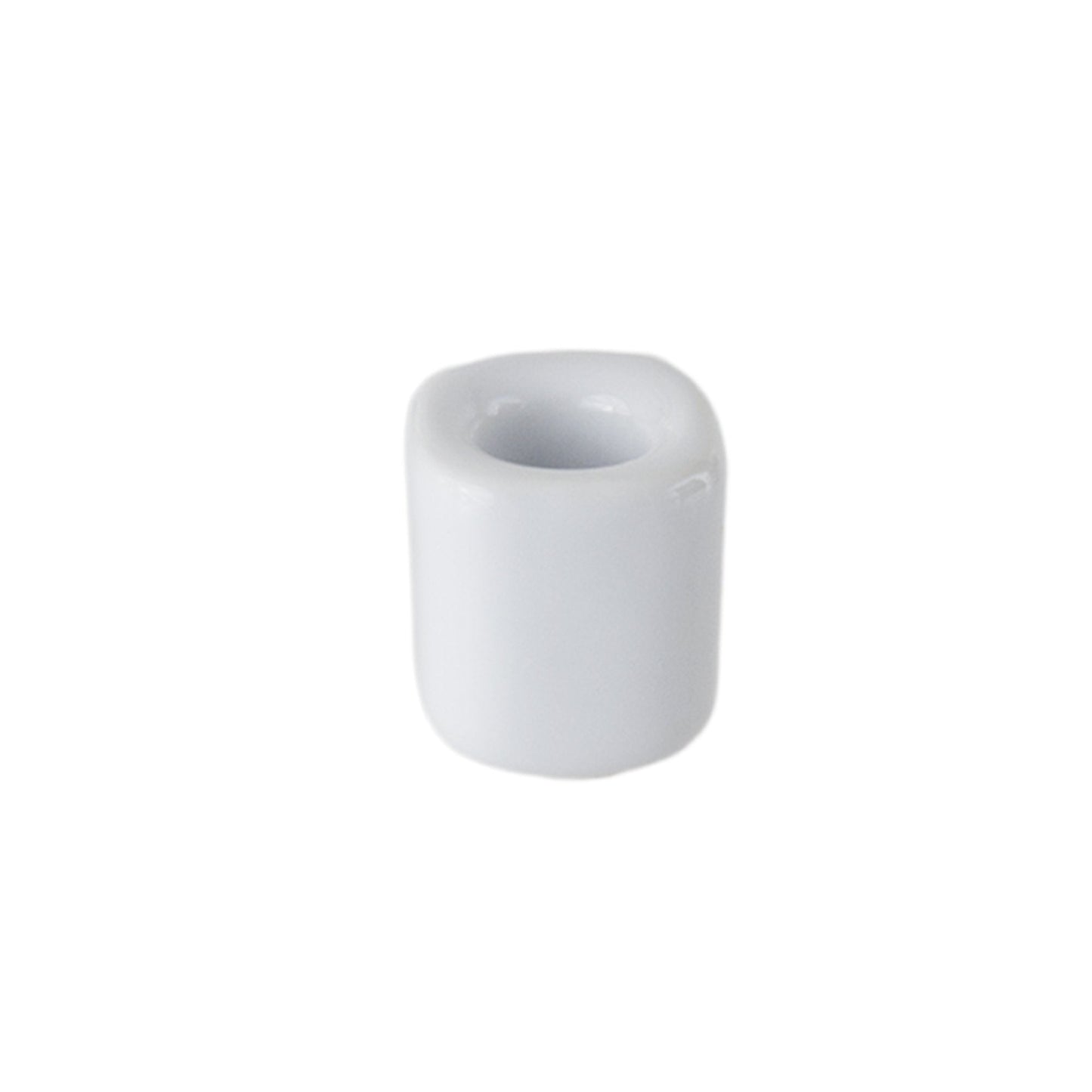 Mega Candles 10 pcs White Ceramic Chime Ritual Spell Candle Holders, Great for Casting Chimes, Rituals, Spells, Vigil, Witchcraft, Wiccan Supplies & More