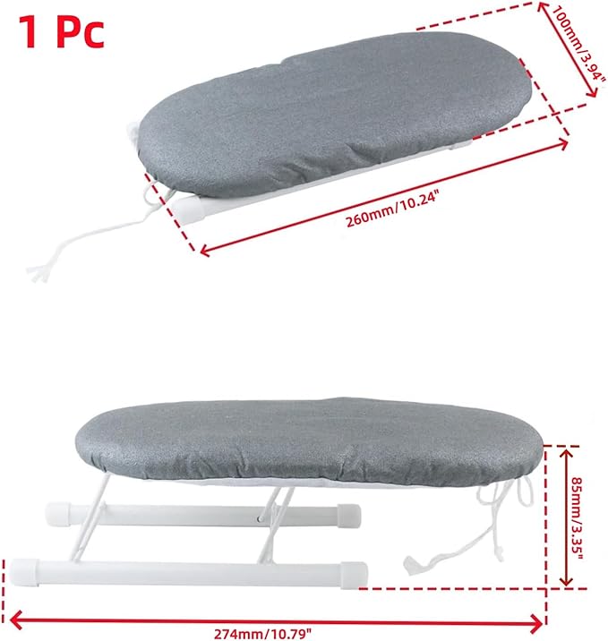 Oedema Portable Mini Ironing Board Foldable Ironing Board