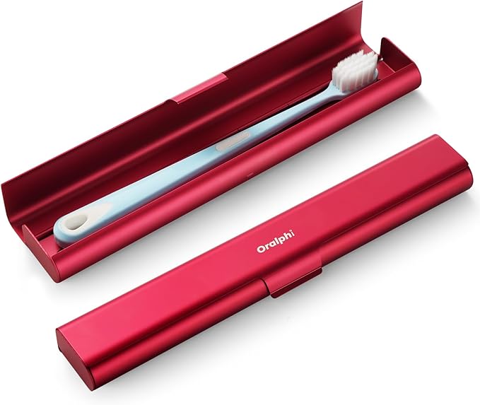 Aluminum Toothbrush Travel Case, Portable Travel Toothbrush Holder, Durable