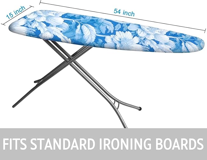 Ironing Board Cover and Pad 15x54 Inch Standard Ironing Board Cover