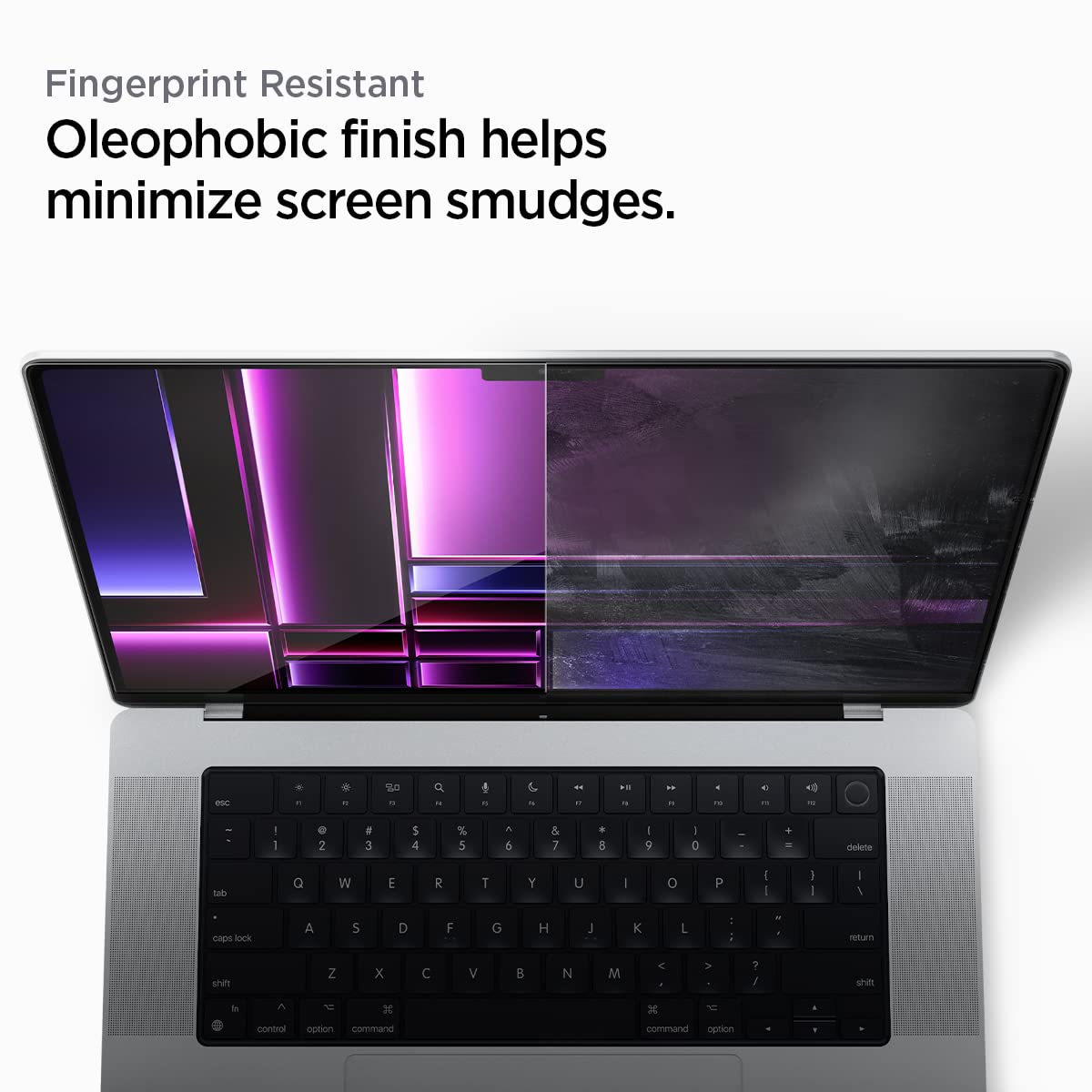 Spigen Tempered Glass Screen Protector [GlasTR Slim] Designed for MacBook Pro 16 inch (M4 Pro / M4 Pro Max / M3 series / M2 series / M1 series)