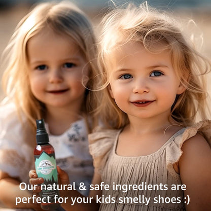 Lumi Outdoors Natural Shoe Deodorizer Spray & Foot Odor Eliminator- Extra Strength- Eucalyptus Lemongrass