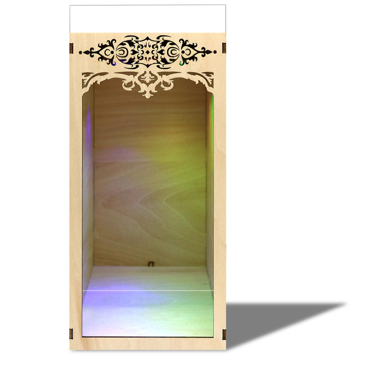 ETKVR Book Nook Kit, DIY 3D Wooden Puzzle Miniature House Kit, Simple Bookend Picture Frame Booknook