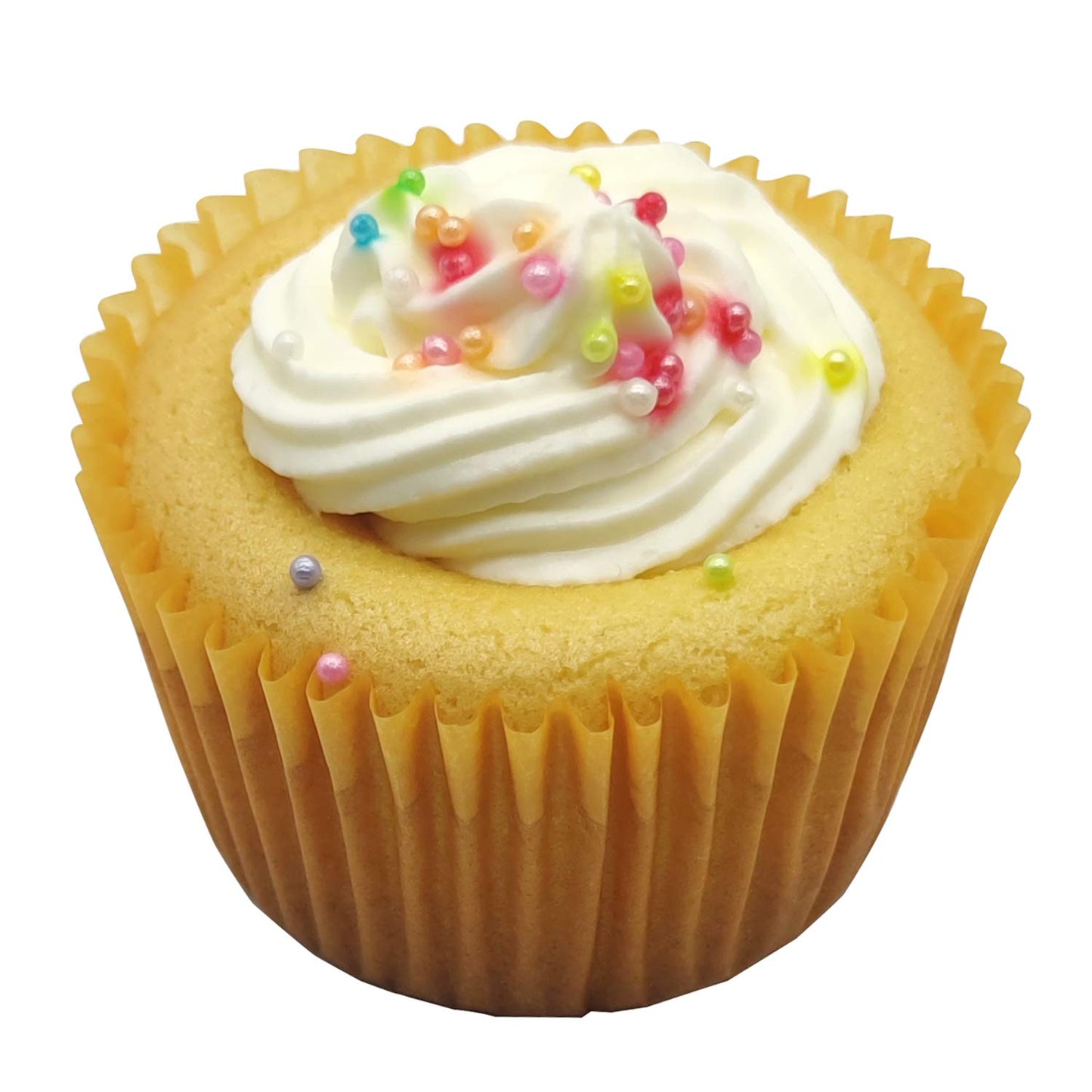 Mombake Premium Orange Greaseproof Cupcake Liners Muffin Paper Baking Cups Standard Size, 100-Count