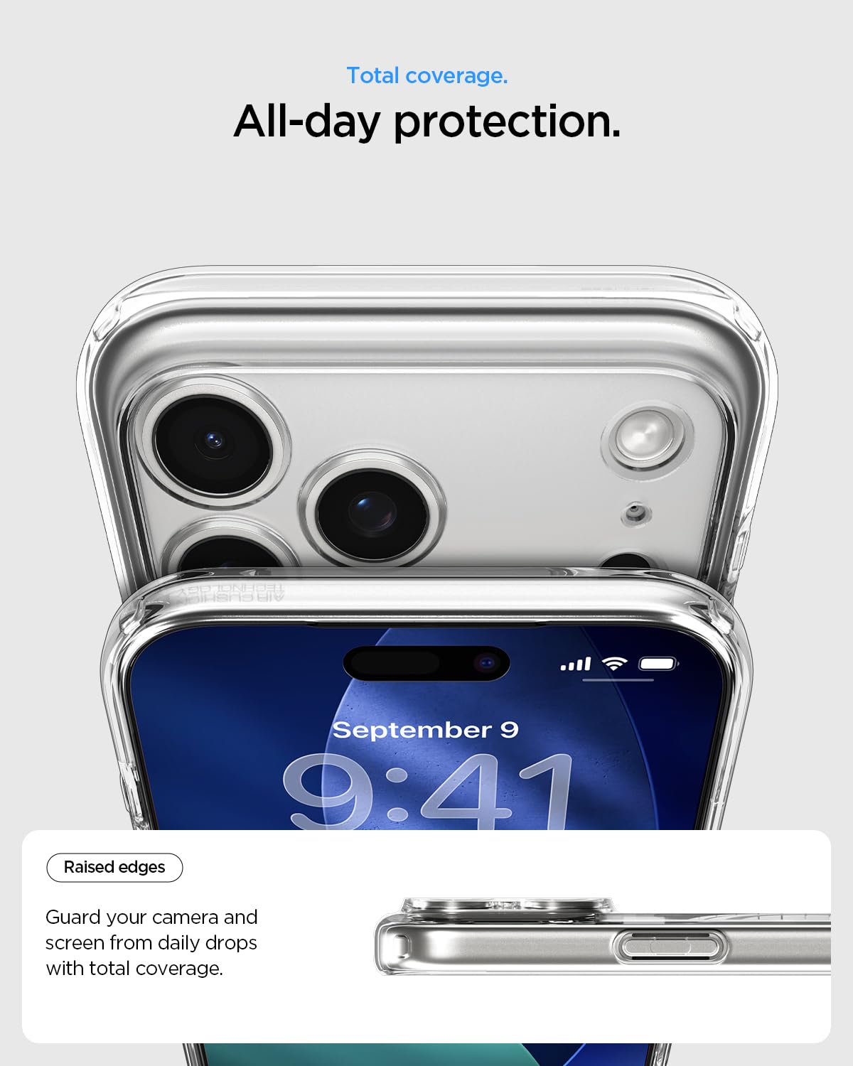 Spigen Ultra Hybrid MagFit Case for iPhone 17 Pro Max (2025), Compatible with MagSafe Accessories [Anti-Yellowing] [Dura Clear] [Military-Grade Drop Protection] - Clear White