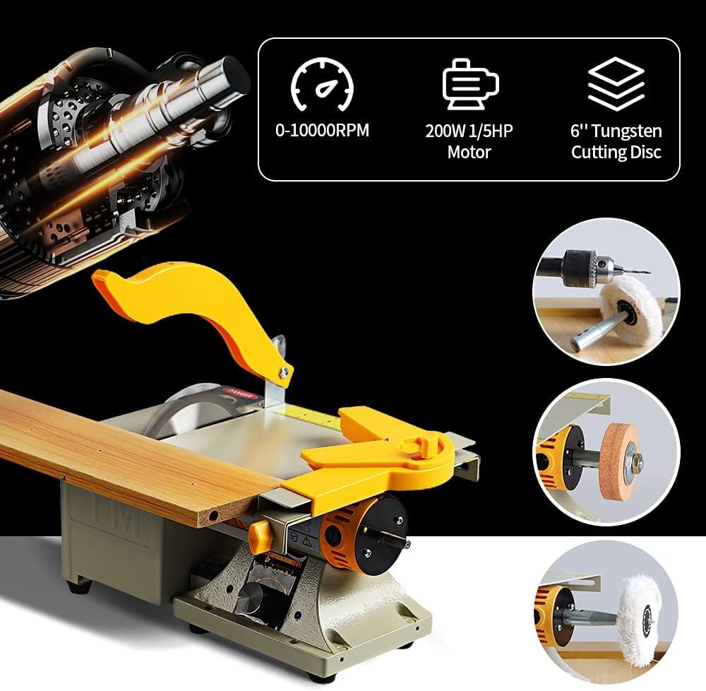 Upgrade Lapidary Saw, 110V Wet Saw for Stone Cutting, Mini Bench Table Saw, Precision Lapidary Equipment for Drilling Crafts, Left Benchtop