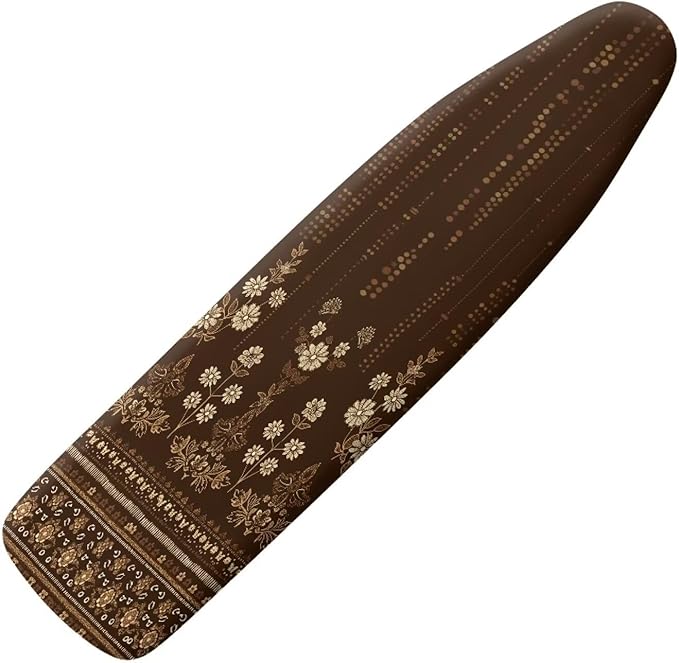 Grey Flower Print Ironing Board Cover and Pad Full Size Iron Board Cover Home